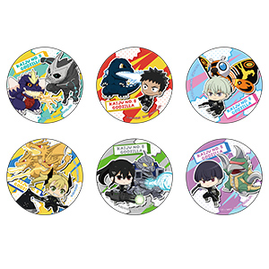 怪獣8号 ゴジラコラボ ちびキャラトレーディング缶バッジ【全6種】